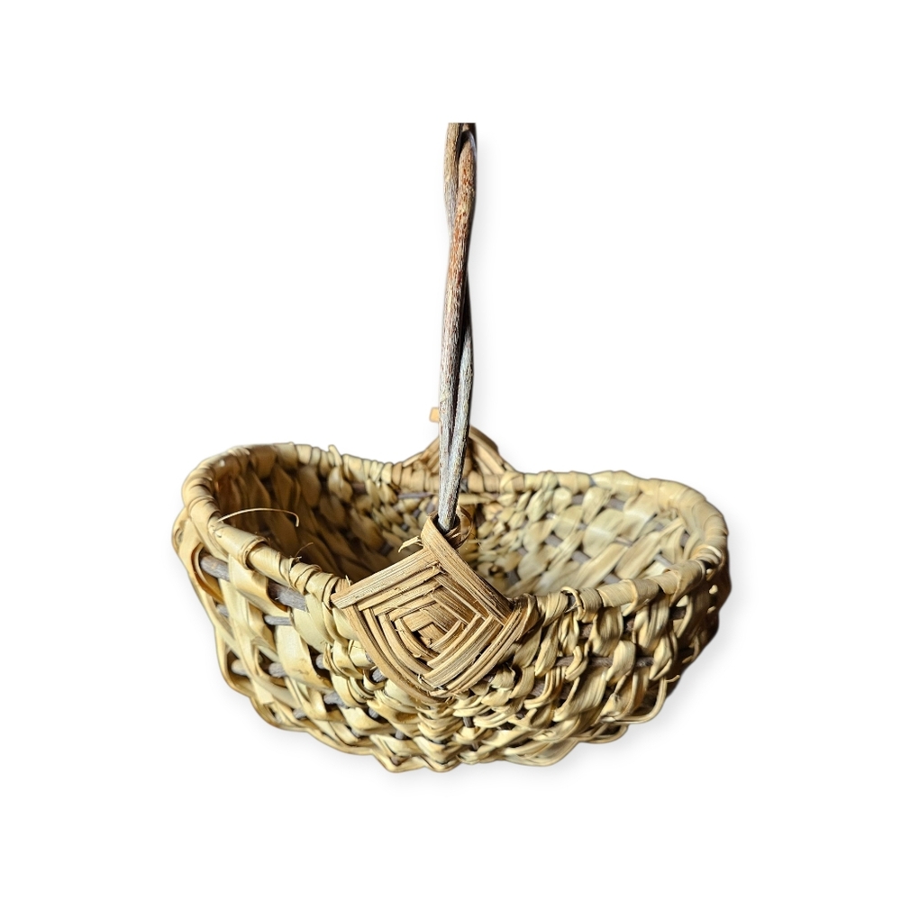 Woven Basket with Handle.